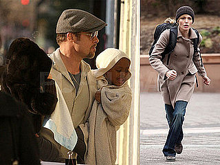 Photos of Angelina Jolie and Liev Schreiber Filming Salt in Washington DC