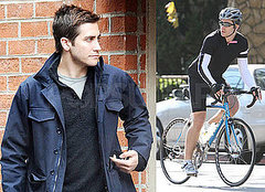 Photos of Jake Gyllenhaal Bike Riding in LA
