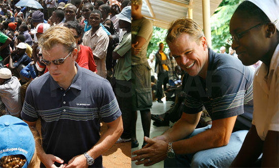 Matt Damon in South Africa
