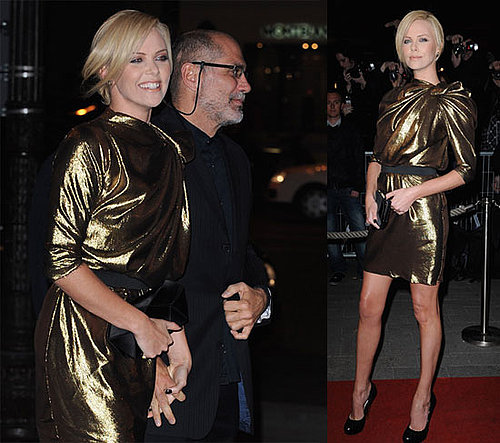 Hot Charlize Burns Up the Red Carpet in Paris