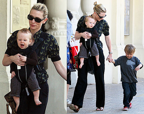 Photos of Cate Blanchett With Her Sons Out in Australia