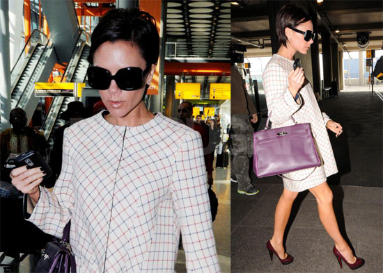 Victoria Beckham at Heathrow