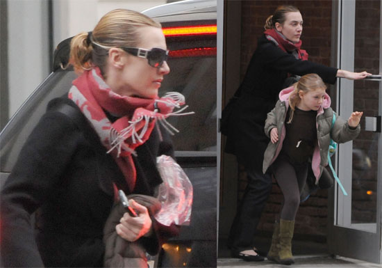 Kate Winslet and Mia in NYC