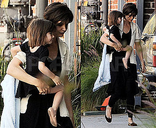 Photos of Katie Holmes and Suri Cruise at a Dance Studio in LA