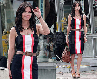 First Photos of Courteney Cox on the Set of Cougar Town