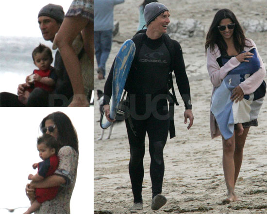 Matthew, Levi and Camila at the Beach