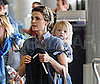 Photo of Keri Russell and Son River Deary at LAX