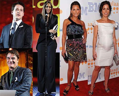 Photos of Tyra Banks, Vanessa Williams, Pregnant Ana Ortiz, Chris Noth, T.R. Knight at GLAAD Media Awards in NYC