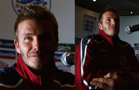 Beckham Close Up