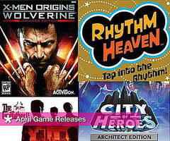 April Video Game Releases 2009-04-01 07:33:00