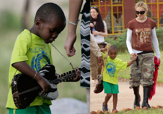 Madonna, David, Lourdes in Malawi