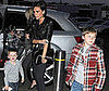 Photo of Victoria Beckham With Her Sons Brooklyn, Romeo, and Cruz Heading to See David's Game