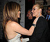 Photo of Kate Moss and Jennifer Lopez at the Topshop Dinner