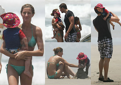 Photos of Gisele Bundchen in Costa Rico in a Bikini with Tom Brady; Bridget Moynahan Speaks Out About Their Son Jack