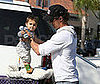 Photo of Levi and Matthew McConaughey Going to Babies R Us in LA