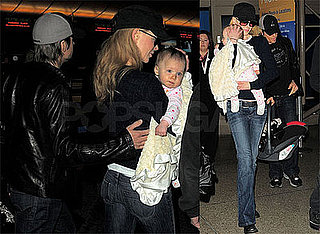 Photos of Nicole Kidman, Keith Urban, Sunday Urban at LAX