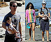 Matthew and Camila Take Levi to the Beach