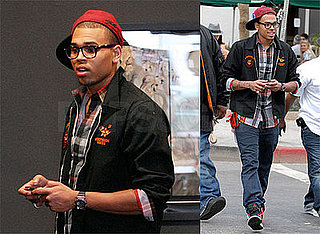 Photos of Chris Brown, Who Denied He's Dating His Ex or Natalie Mejia, Saw Rihanna Over Easter Weekend