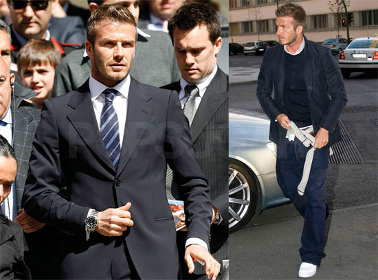David Beckham in Spain