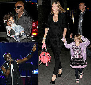 Photos of Pregnant Heidi Klum, Leni Klum, Johan Samuel, Henry Samuel at Seal's Concert in NYC