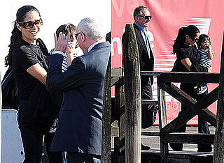 Photos of Salma Hayek, Francois-Henri Pinault and Valentina Pinault Ahead of Their Wedding in Milan