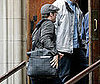 Photo of Brad Pitt Stopping by the NYC Set of Salt to Say Hi to Angelina Jolie