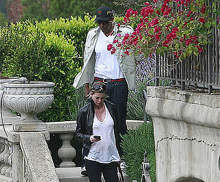 Photo of Pregnant Ellen Pompeo with Her Husband Chris Ivery 2009-04-25 11:19:34