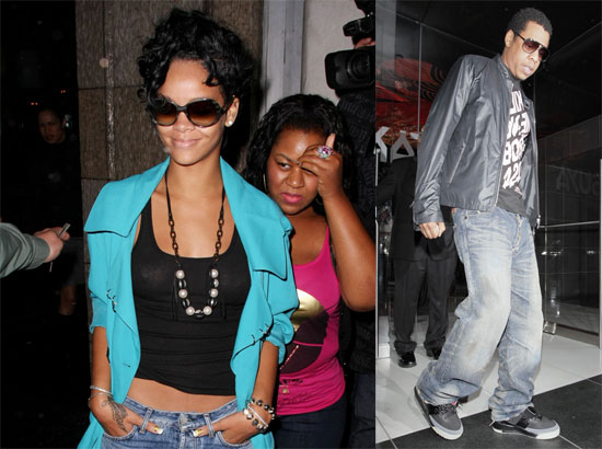 Rihanna and Jay-Z