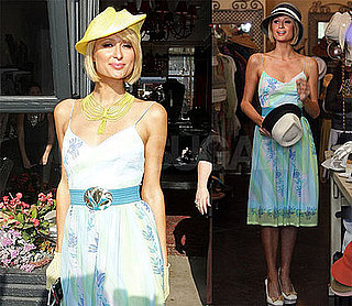 Photos of Paris Hilton Shopping for Hats in LA
