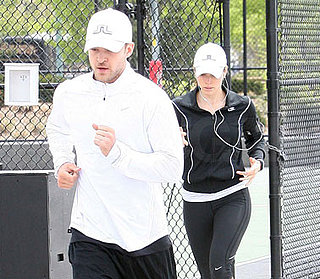 Photos of Justin Timberlake and Jessica Biel Jogging in NYC