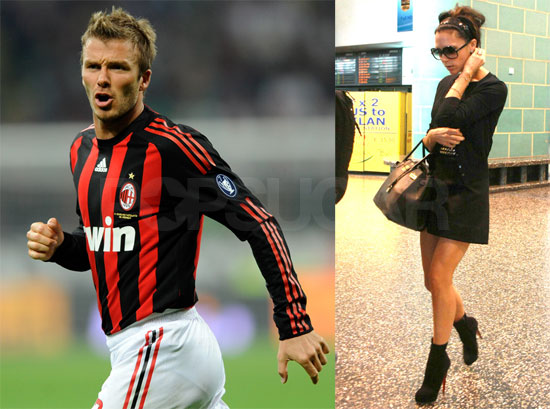 Beckhams in Milan