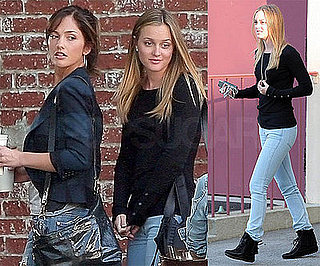 Photos of Leighton Meester and Minka Kelly Filming The Roommate