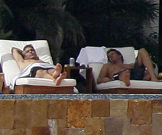 Photos of Shirtless George Clooney and Rande Gerber in Mexico