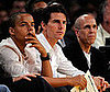 Photo Slide of Tom Cruise and Connor Cruise at the Lakers Game