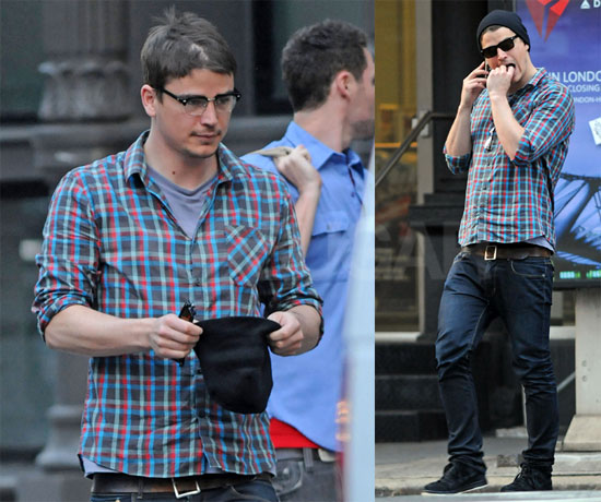 Josh Hartnett Flosses After Dinner