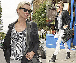 Photos of Kate Moss, Who's Launching Another Line For Topshop, Out Getting Sushi in London