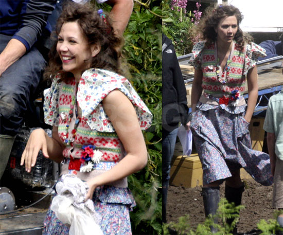 Maggie on Set 