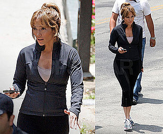 Photos of Jennifer Lopez on the Set of The Back-Up Plan in LA