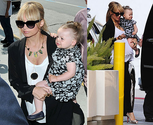 Photos of Nicole Richie, Lionel Richie, Harlow Madden Heading to Larry King Live