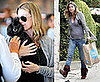Photos of Pregnant Ellen Pompeo With Her Toy Poodle at LAX
