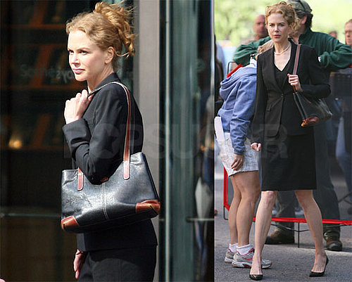 Photos of Nicole Kidman on the Set of Rabbit Hole in Queens