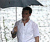 Photo Slide of Johnny Depp Filming The Rum Diary