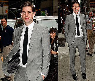 Photos of John Krasinski Heading to Late Night With David Letterman