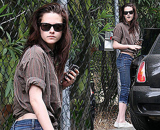 Photos of Kristen Stewart Visiting a Friend in LA
