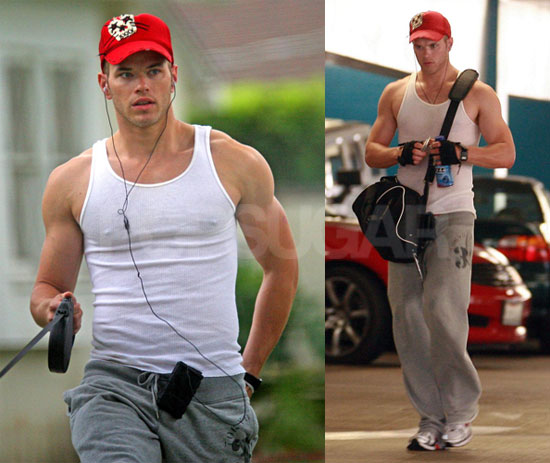 Kellan Lutz Working Out