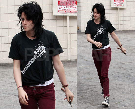 Kristen Stewart Shows Off Her Hair!