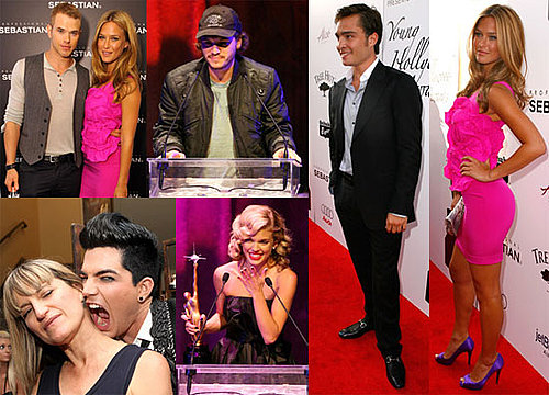 Photos of Adam Lambert, Bar Refaeli, Catherine Hardwicke, Ed Westwick, Twilight's Kellan Lutz at the Young Hollywood Awards