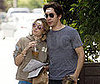 Photo Slide of Drew Barrymore and Justin Long With Fortunes on Their Foreheads