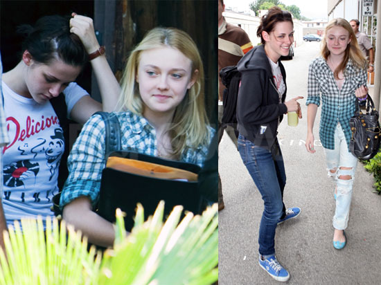 Kristen Stewart and Dakota Fanning Out in LA Kristen Stewart and Dakota Fanning Out in LA