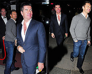 Photos of Ryan Seacrest and Simon Cowell Leaving a Strip Club